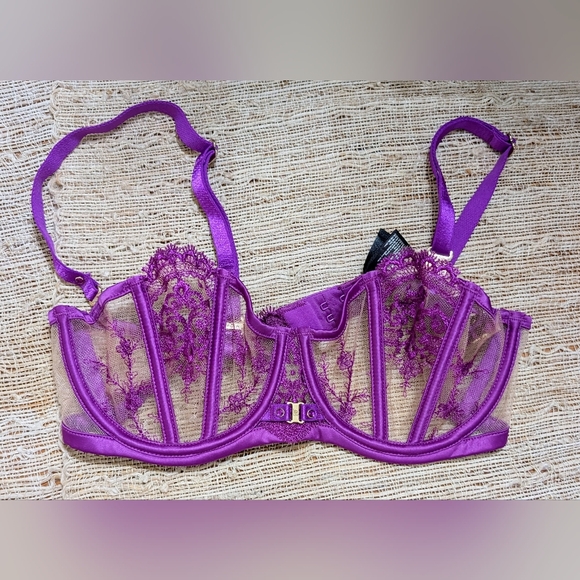 Honey Birdette Gabrielle Orchid Bra - Picture 6 of 9